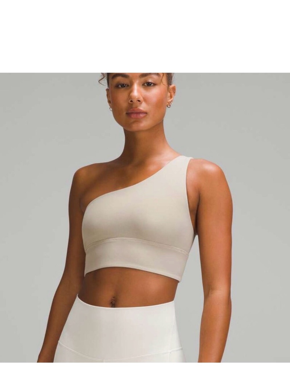 Lululemon Align Asymmetrical Bra. Size 6. Riverstone. NWT